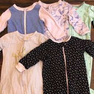 Baby Girl 3-6mo Pajama Bundle